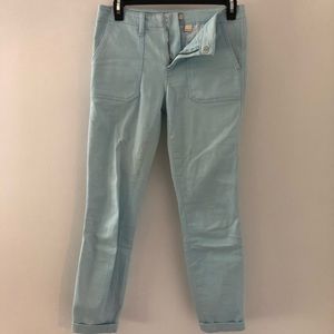 J Crew Light Blue Stretch Pants